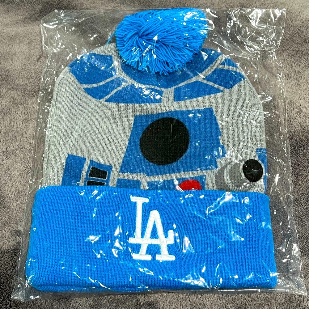 Dodgers Baseball Hat with Specialty Star Wars Look | R2-D2 Design